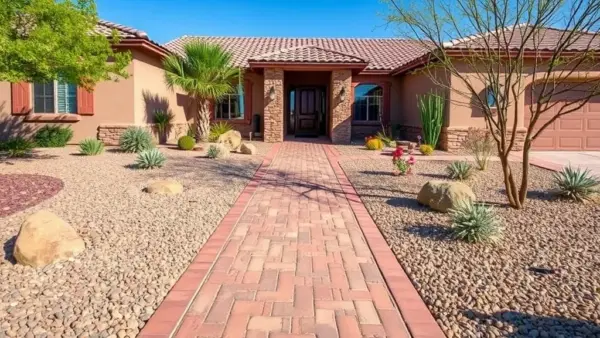 Patio Paver Project – ALT: Paver patio installation in Chandler, AZ